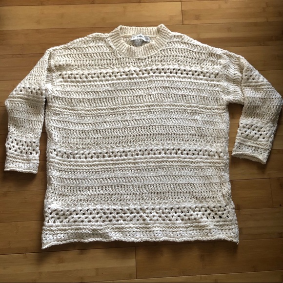 Zara Oversized Open Knit Sweater - Picture 4 of 4